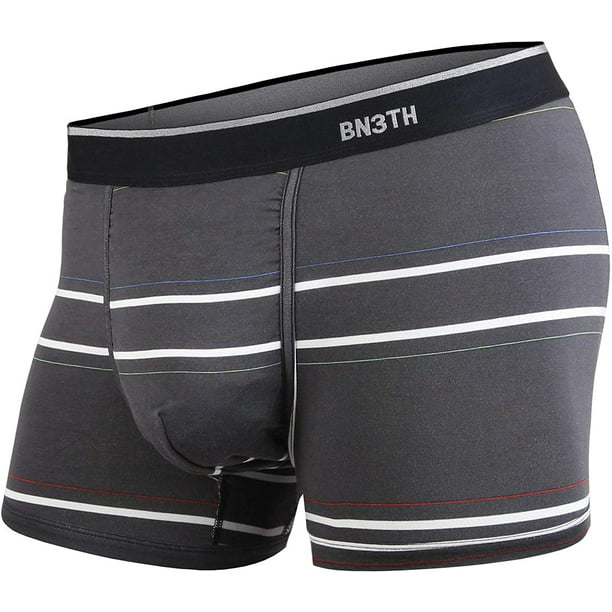 BN3TH Mens Print Classic Trunk Nice Stripe Black, Small 